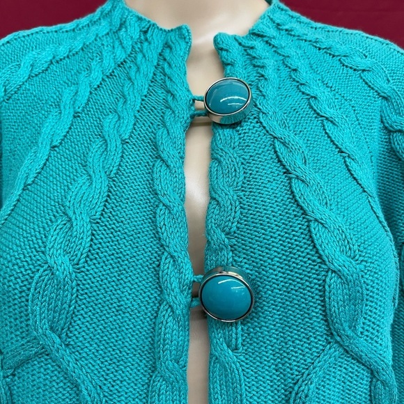 Vintage 1980’s Gabriella Rossi by Andre Smith Large button swing cardigan Large - Picture 2 of 5